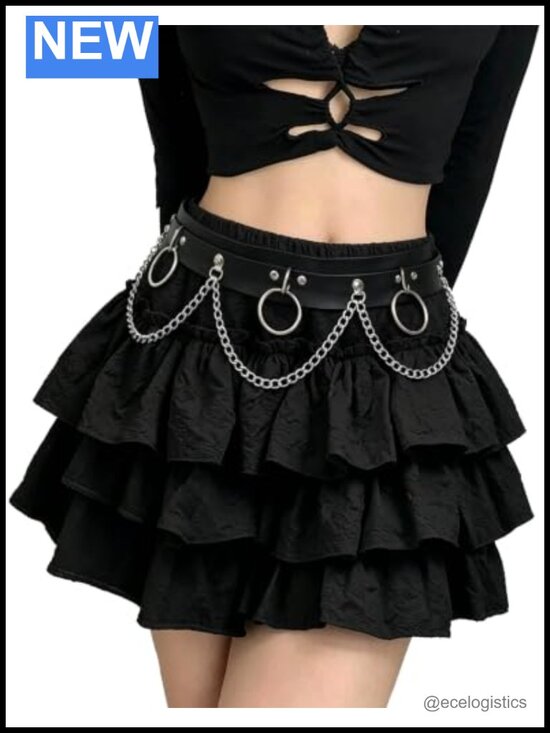 Dresses & Skirts - Bloomer Shorts Ruffled Layered Y2K Skort